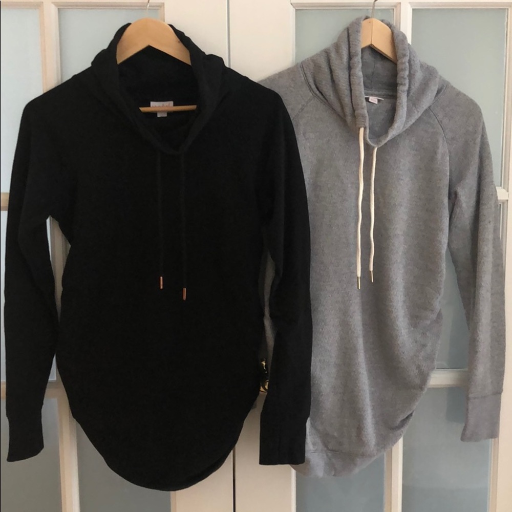 Maternity cowel neck sweatshirts XS